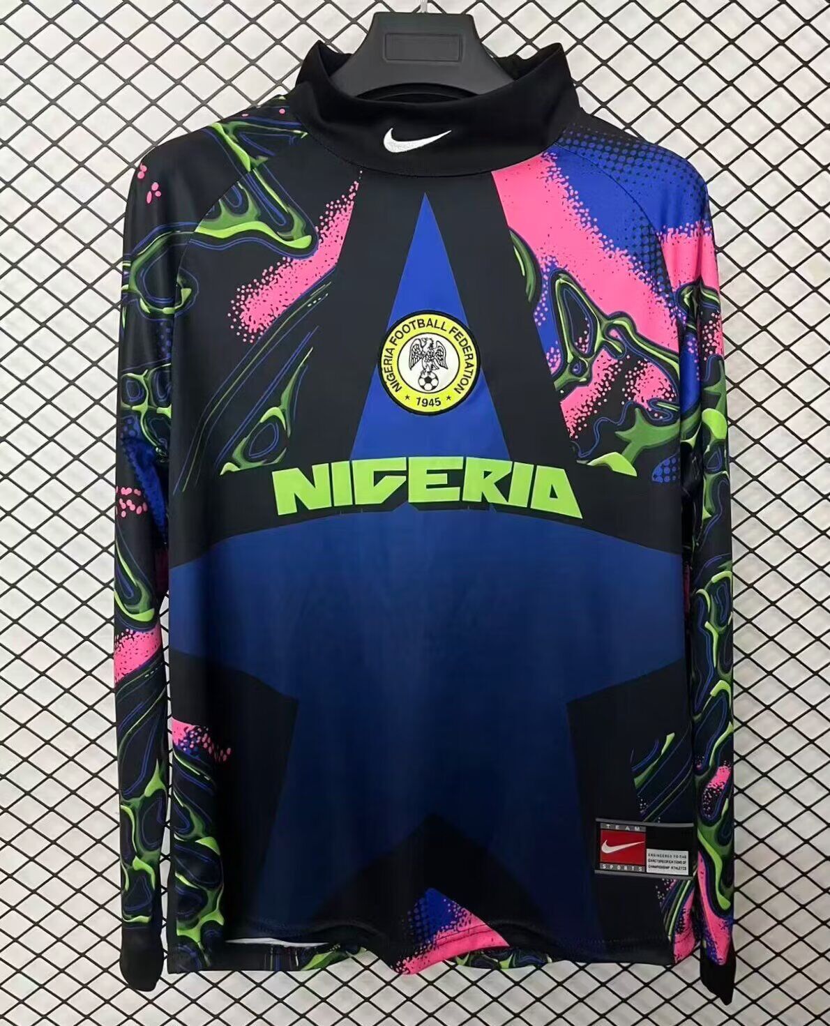 AAA Quality Nigeria 2026 World Cup GK Dark Blue Long Jersey